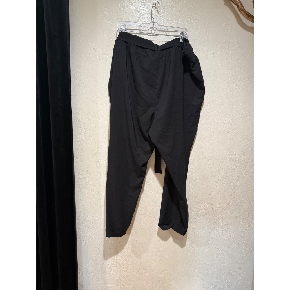 Torrid Studio Black Tie Front Tapered Leg Pants Plus Size 3 3X 11891327-3X - Picture 2 of 8